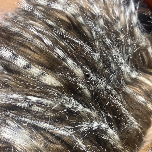 BOSTON PROPER FAUX FUR  JACKET W POCKETS - Picture 8 of 8